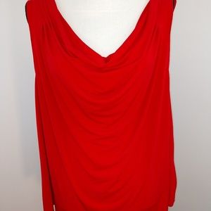 Calvin Klein Drape Neck Career Top 3X